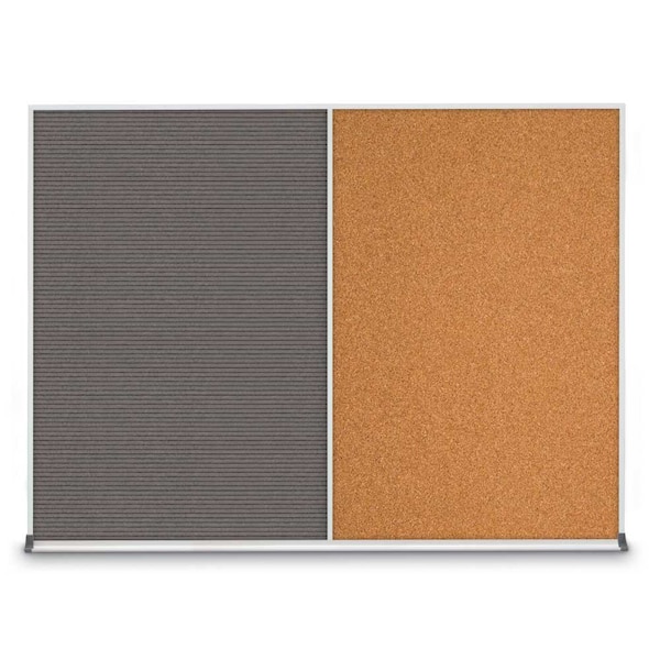 Triple Door Radius Corkboard, 96"X48", B